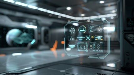 satellite internet visualization through virtual display, futuristic digital connectivity networking technology 