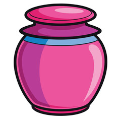 jar of pink jam