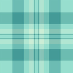 Royalty vector plaid textile, mexico seamless tartan check. Folded texture pattern background fabric in teal and light colors.