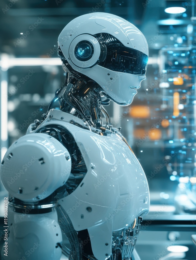 Poster robotics and artificial intelligence in a modern science lab