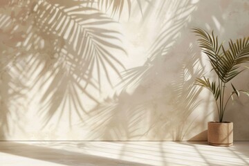 Luxury boho summer interior with minimal product placement.