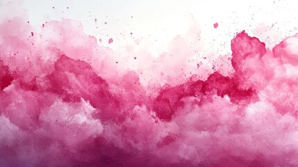Fototapeta premium Soft pink watercolor background with delicate gradients. Generative AI