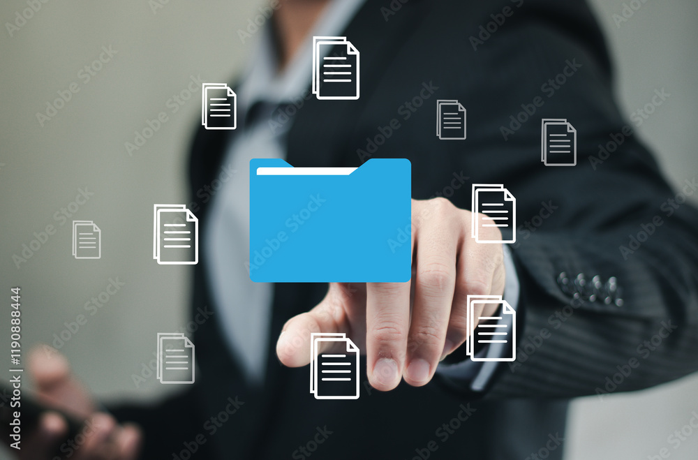 Poster document management system (dms), software to store, organize, track, and manage digital documents. 