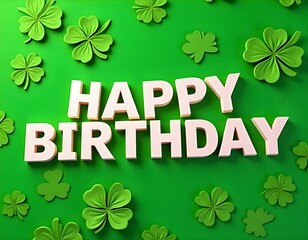 Happy birthday pattern congratulations for birthday -zum Geburtstag