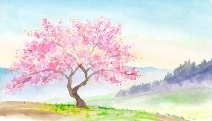 Fototapeta premium 春の風景画