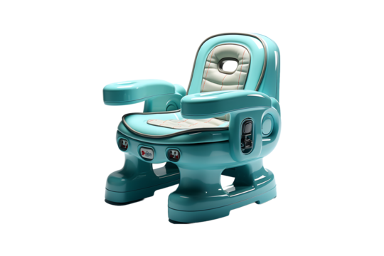 Baby Potty Chair on transparent background.