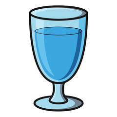 glass with water