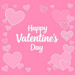 Valentines day greeting card 