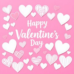 Valentines day greeting card 