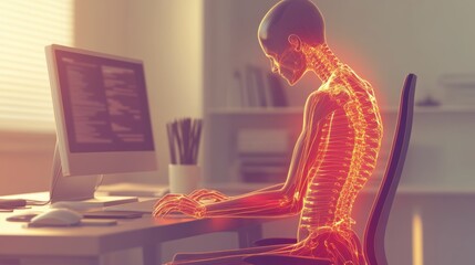 Optimize your health at work by maintaining proper posture and ergonomics with expert insights for reducing back strain.