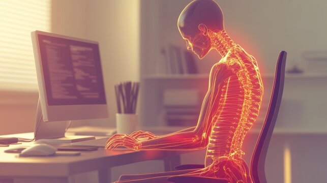 Optimize your health at work by maintaining proper posture and ergonomics with expert insights for reducing back strain.
