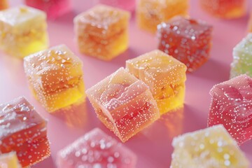 marshmallow color cube