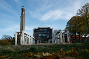 Historic church ruins preserved for future redevelopment as community space