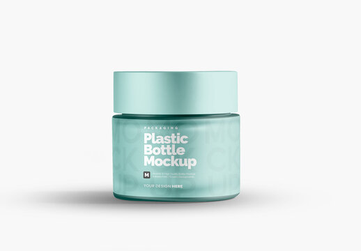 Cosmetic Jar Mockup
