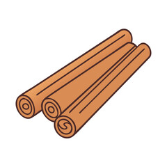 cinnamon sticks vector icon,cinnamon sticks vector illustration - simple illustration of cinnamon sticks ,perfect for logos and iconscinnamon sticks 
