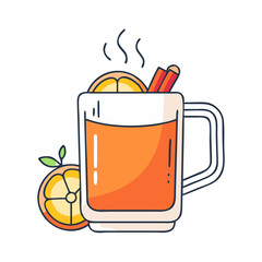 hot cider mug vector icon,hot cider mug vector illustration - simple illustration of hot cider mug ,perfect for logos and iconshot cider mug 