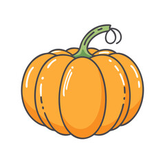 pumpkin vector icon,pumpkin vector illustration - simple illustration of pumpkin ,perfect for logos and iconspumpkin 