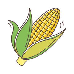 thanksgiving corn vector icon,thanksgiving corn vector illustration - simple illustration of thanksgiving corn ,perfect for logos and iconsthanksgiving corn 