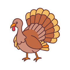 thanksgiving turkey vector icon,thanksgiving turkey vector illustration - simple illustration of thanksgiving turkey ,perfect for logos and iconsthanksgiving turkey 