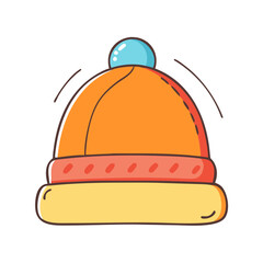 warm beanie hat vector icon,warm beanie hat vector illustration - simple illustration of warm beanie hat ,perfect for logos and iconswarm beanie hat 