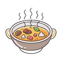 warm stew vector icon,warm stew vector illustration - simple illustration of warm stew ,perfect for logos and iconswarm stew 