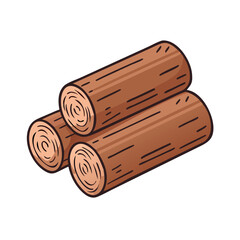 wood logs vector icon,wood logs vector illustration - simple illustration of wood logs ,perfect for logos and iconswood logs 