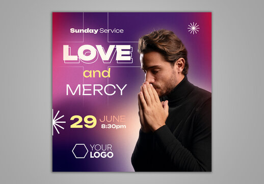 Flyer Church Social Media Template