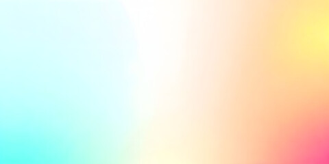 A smooth and vibrant gradient background transitioning from a cool blue hue on the left to a warm yellow on the right creating a sense of depth and fluidity