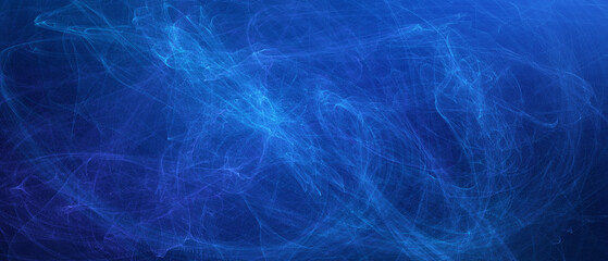 Vibrant Abstract Blue Background With Fluid Textures