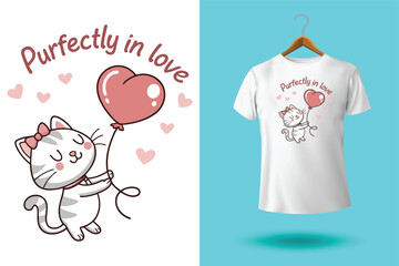 Valentine T Shirt Design Vector File, Valentine's Day T-Shirt design template. Niche base valentine t shirt design.
