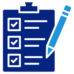 Fototapeta premium Checklist Icon Element For Design