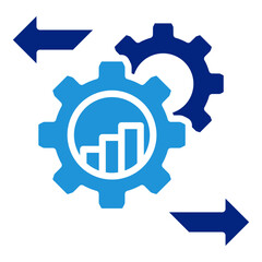 Process Optimization Icon Element For Design