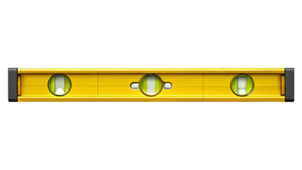 Level Tool isolated on a transparent background.