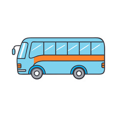 tour bus vector icon, tour bus vector illustration - simple illustration of tour bus, perfect for logos and iconstour bus 