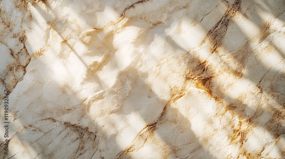 Poster sunlight creating shadows on textured stone wall background