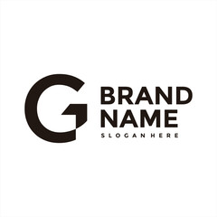Letter G business logo design vector
