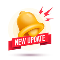 Ribbon New Update With Bell Illustration