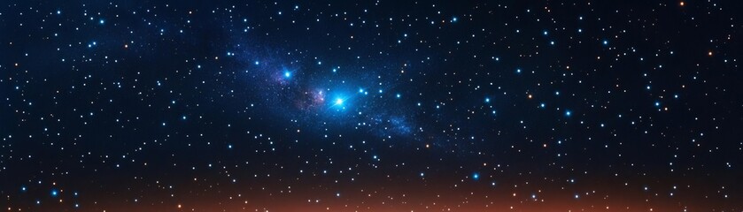 Astrological Leo constellation glowing in a field of celestial wonder and starlight
