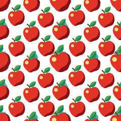 Fruits and berries seamless pattern, Generative AI