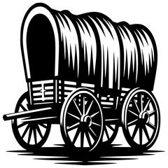 Fototapeta premium Covered Wagon