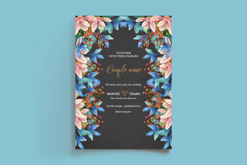 floral bridal shower invitation templates