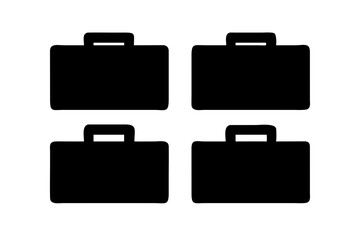 black briefcase icon