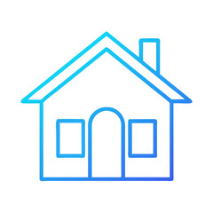 Obraz premium house icon on white background