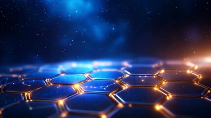 Virgo Constellation in a Starry Night Sky. Generative AI