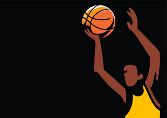 Basketball ball for exciting games of this sport