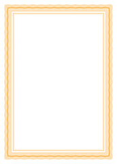 Guilloche Border Design For Certificate