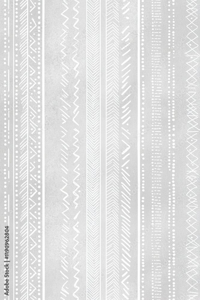 Poster minimalist scandinavian patterns in soft gray background offering stylish design elements for modern