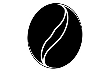 Realistic Coffee Bean Icon Vector Design with Detailed Texture