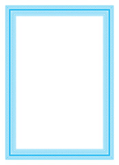 Guilloche Border Design For Certificate