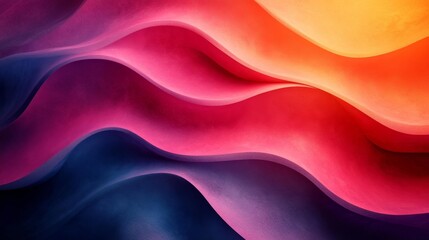 Obraz premium Abstract Colorful Wave Design. Generative AI